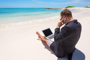 guy on a beach