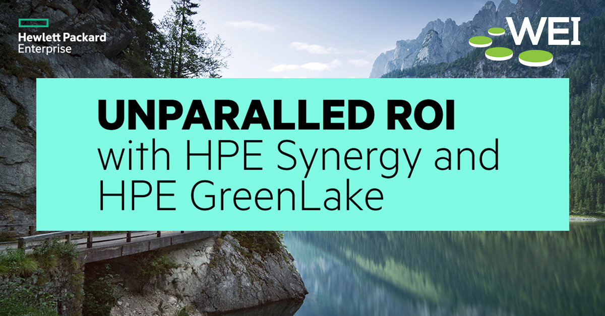 Faster Time To Value With HPE GreenLake And HPE Synergy